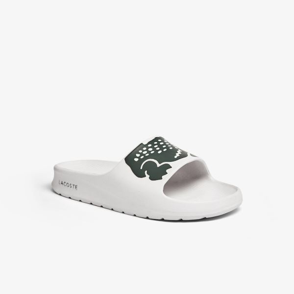 Lacoste Croco 2.0 Synthetic Print Slides Dámské - Pantofle Bílé | CZ-gGLpWr